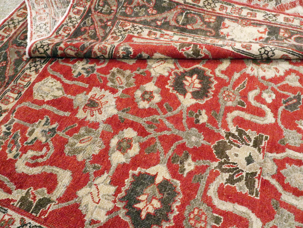 Antique Persian Tabriz Small Room Size Carpet, No.26602 - Gss