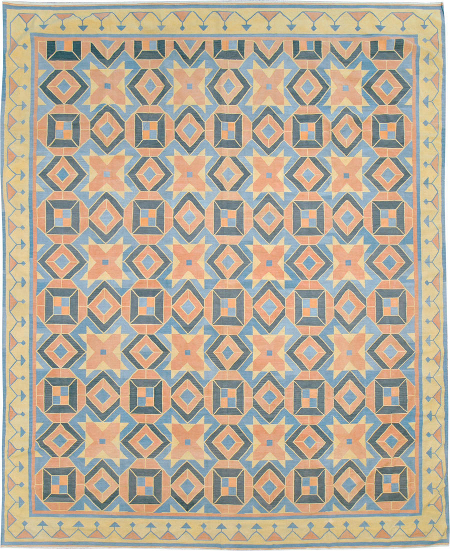 Vintage Indian Dhurrie Flatweave, No.26611 - Gss