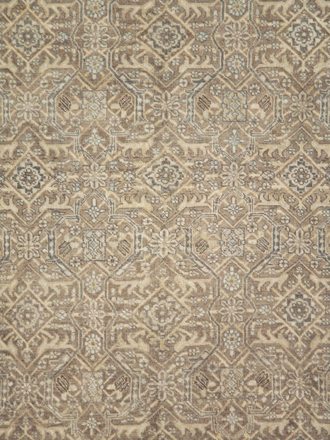 Antique Persian Tabriz Accent Carpet, No.26615 - Gss