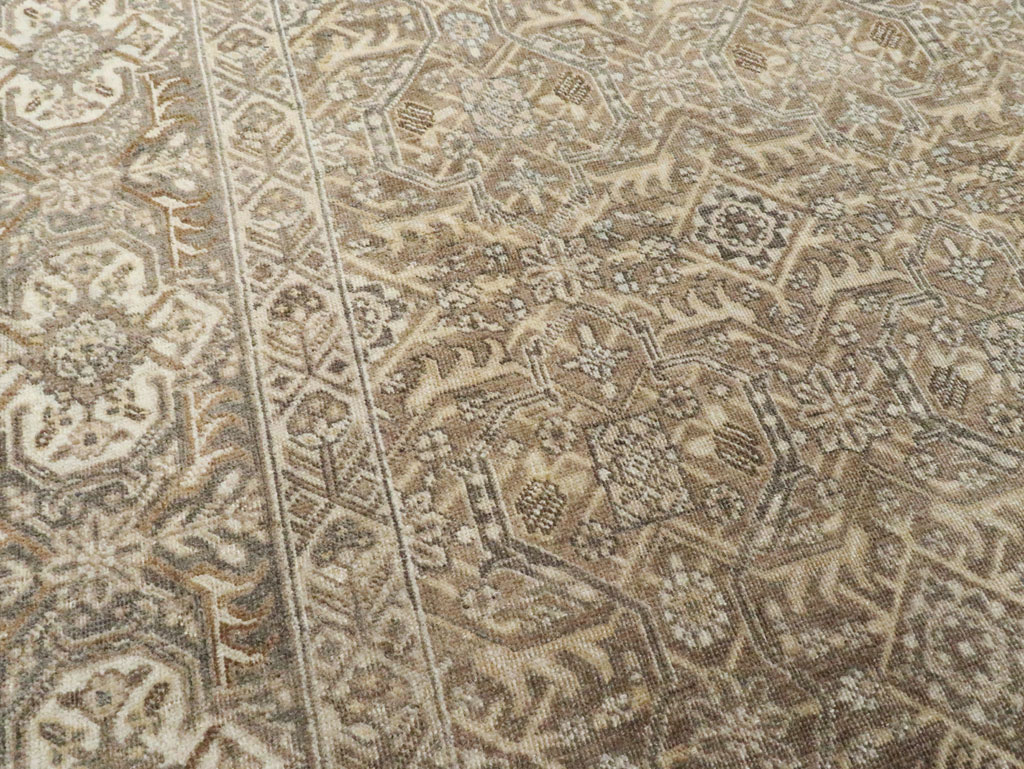 Antique Persian Tabriz Accent Carpet, No.26615 - Gss