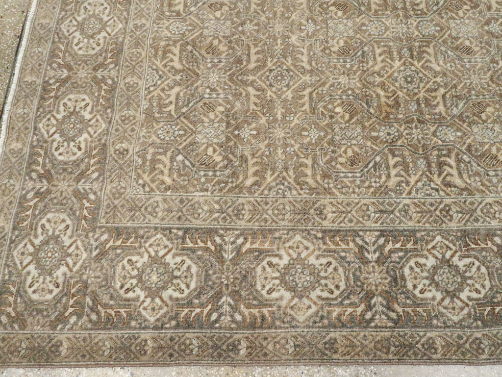 Antique Persian Tabriz Accent Carpet, No.26615 - Gss