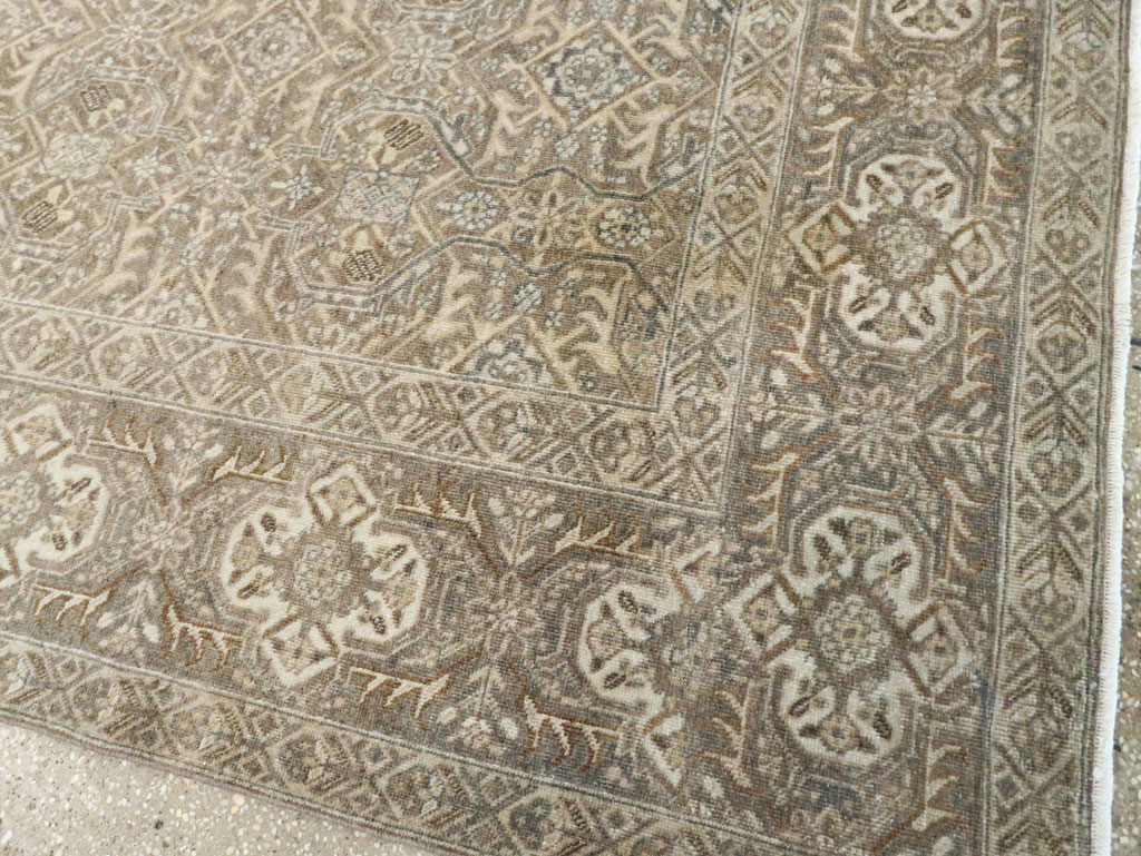 Antique Persian Tabriz Accent Carpet, No.26615 - Gss