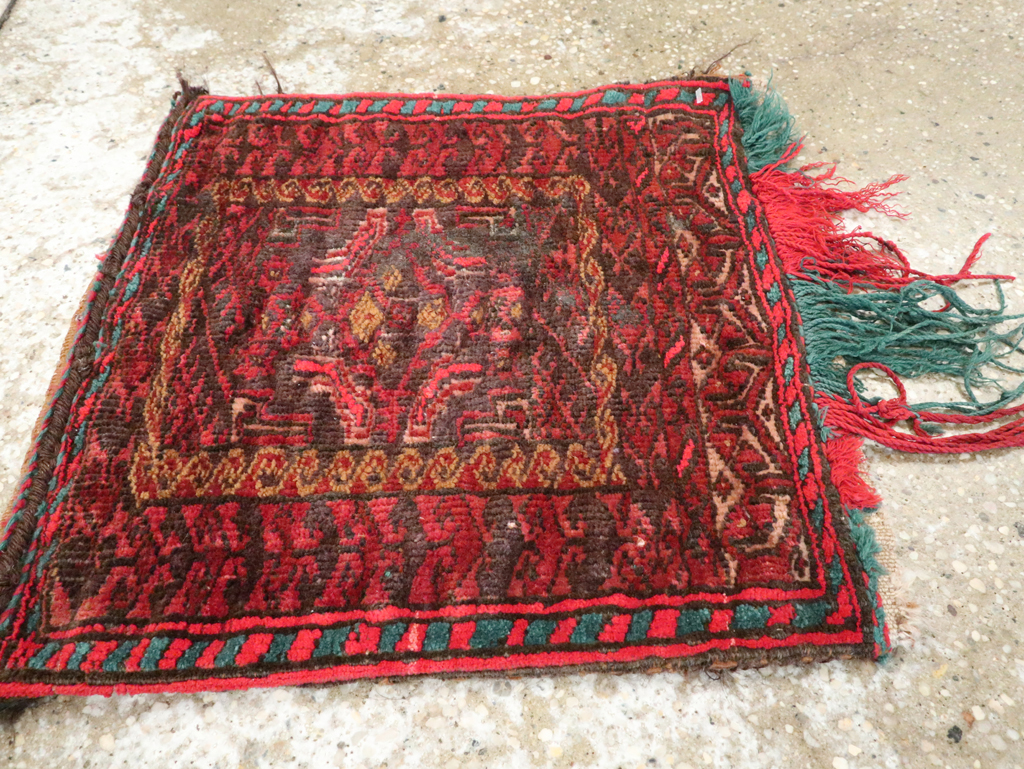 Vintage Central Asian Turkoman Tribal Bag, No.26620 - Gss