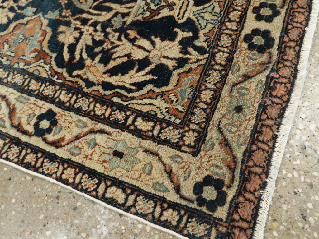 Antique Persian Tabriz Haji Jalili Throw Rug, No.26625 - Gss