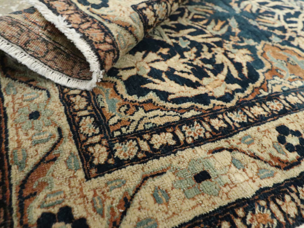 Antique Persian Tabriz Haji Jalili Throw Rug, No.26625 - Gss