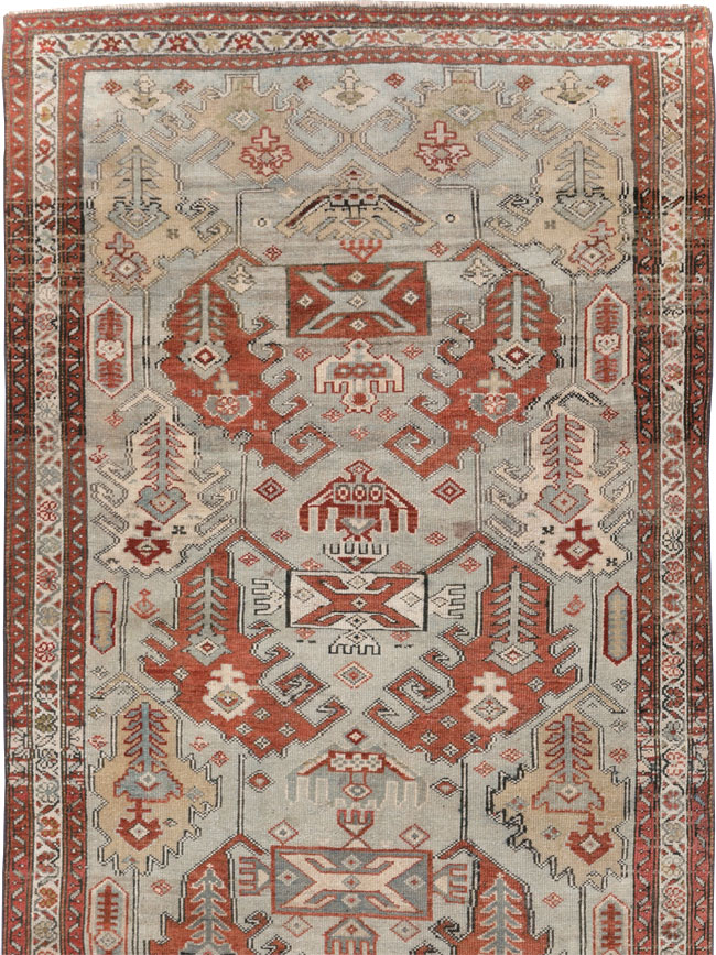 Antique Persian Malayer Runner, No.26627 - Gss