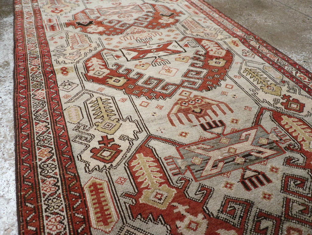 Antique Persian Malayer Runner, No.26627 - Gss