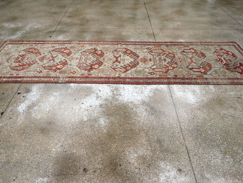 Antique Persian Malayer Runner, No.26627 - Gss