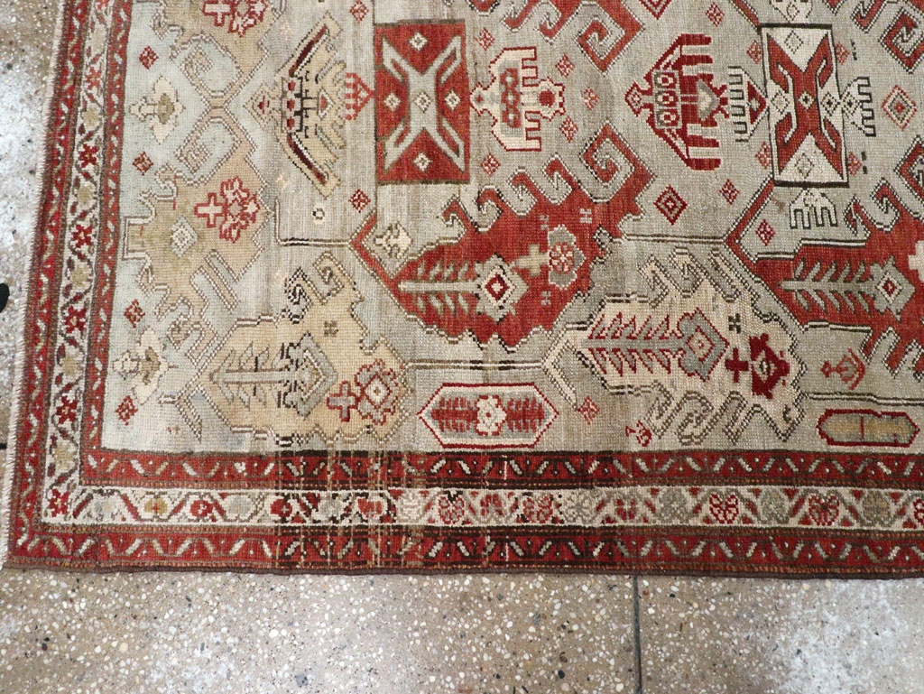 Antique Persian Malayer Runner, No.26627 - Gss