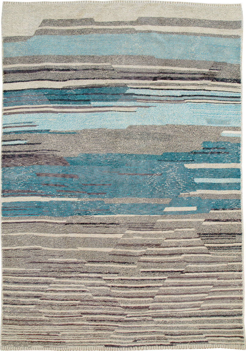 Modern Moroccan Carpet, No.26630 - Gss