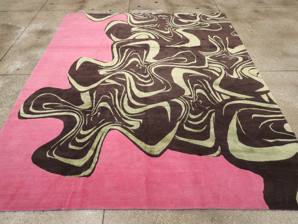 Modern Tibetan Carpet, No.26632 - Gss