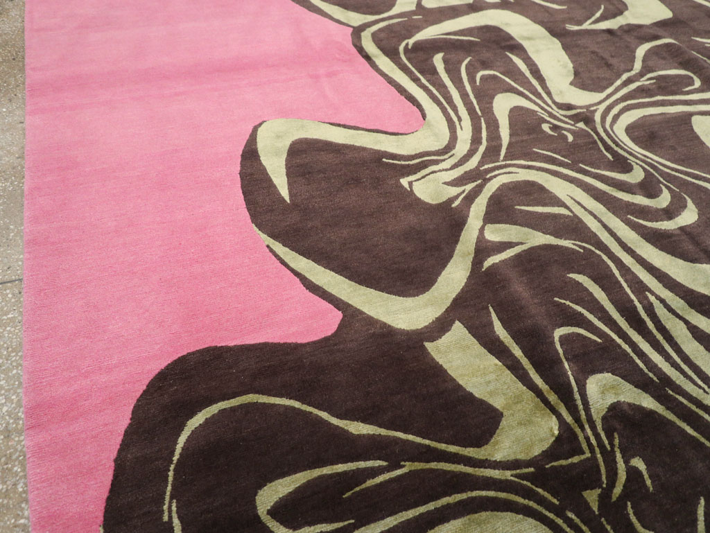Modern Tibetan Carpet, No.26632 - Gss