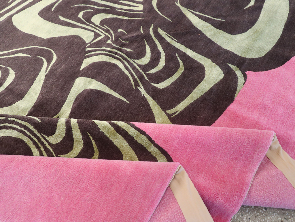 Modern Tibetan Carpet, No.26632 - Gss