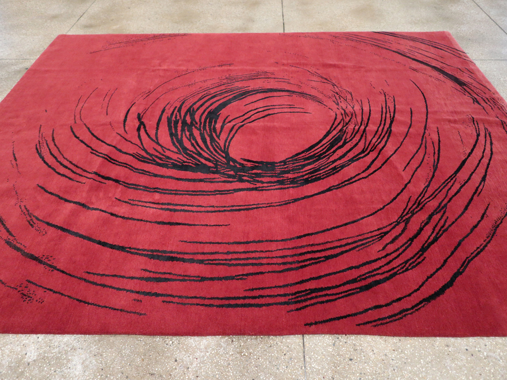 Modern Tibetan Carpet, No.26640 - Gss