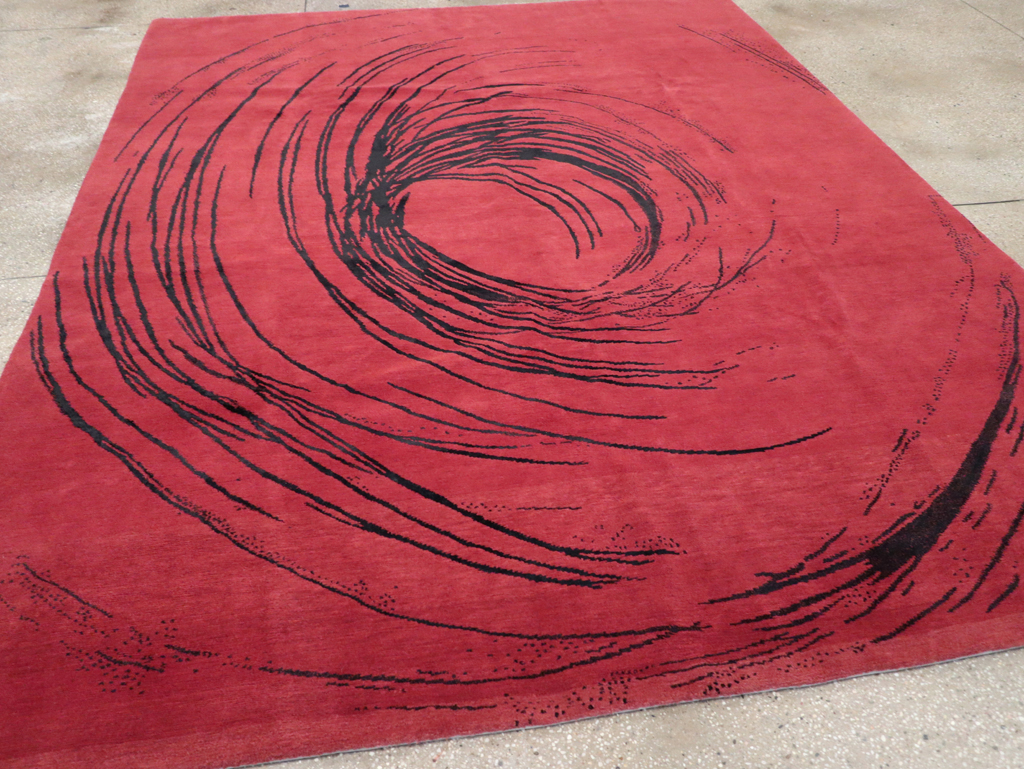 Modern Tibetan Carpet, No.26640 - Gss