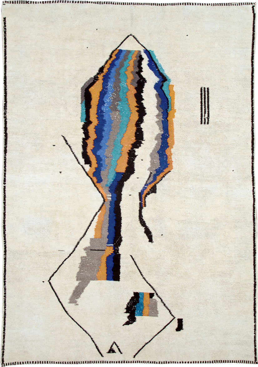 Modern Moroccan Capet, No.26643 - Gss