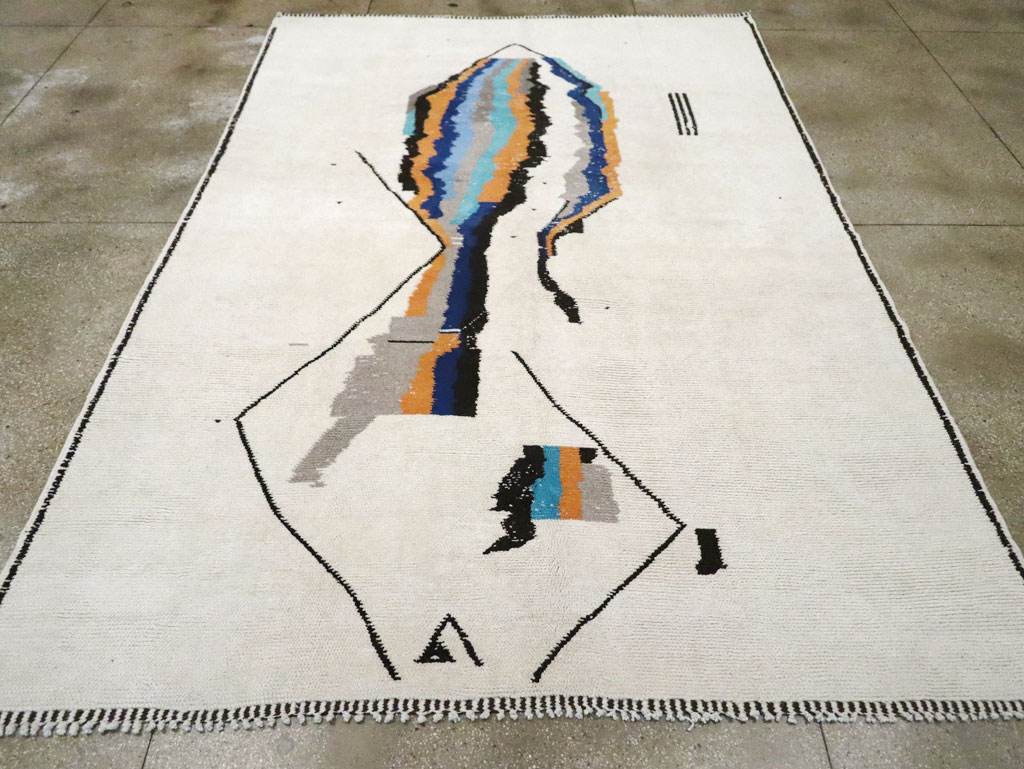 Modern Moroccan Capet, No.26643 - Gss