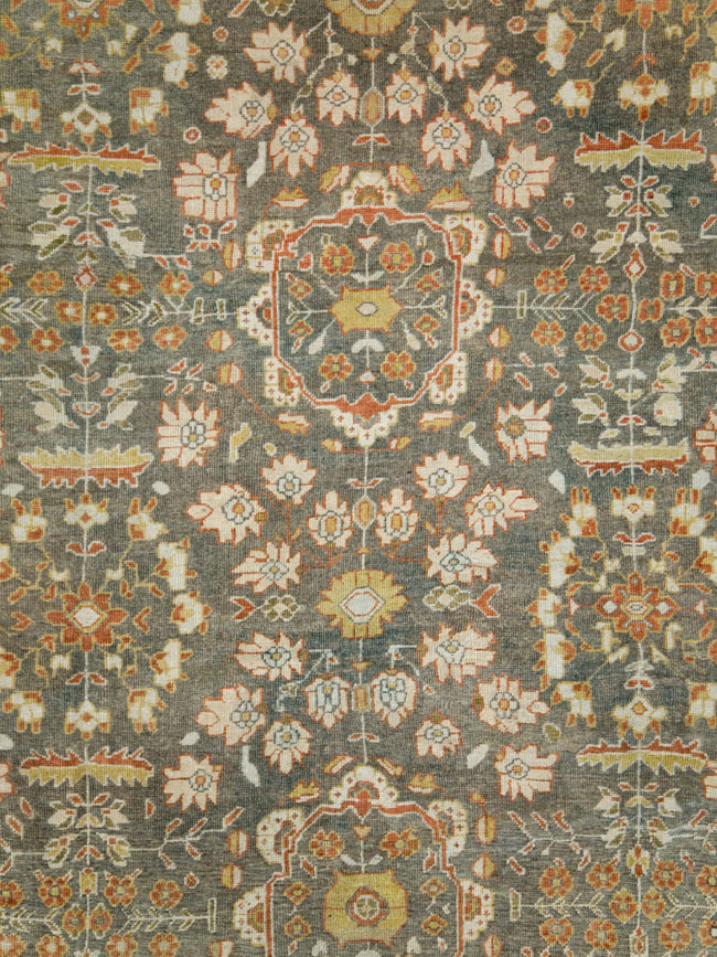 Antique Persian Mahal Oversize Carpet, No.26651 - Gss
