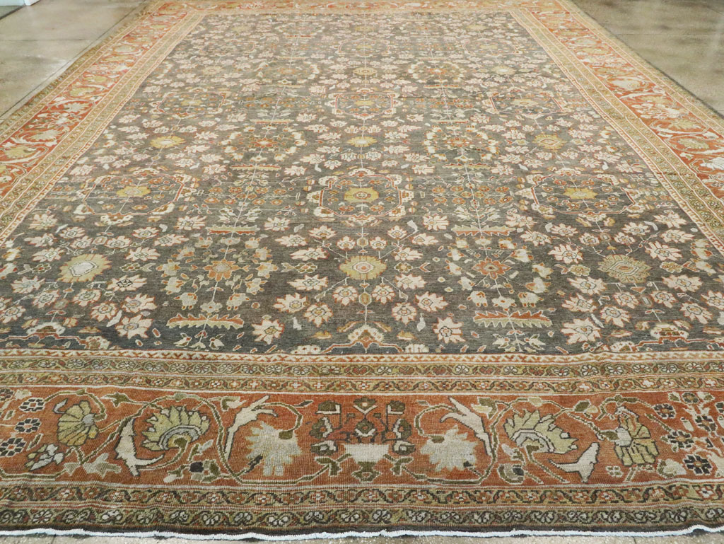 Antique Persian Mahal Oversize Carpet, No.26651 - Gss