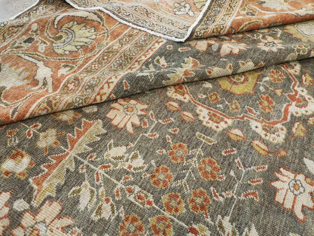 Antique Persian Mahal Oversize Carpet, No.26651 - Gss