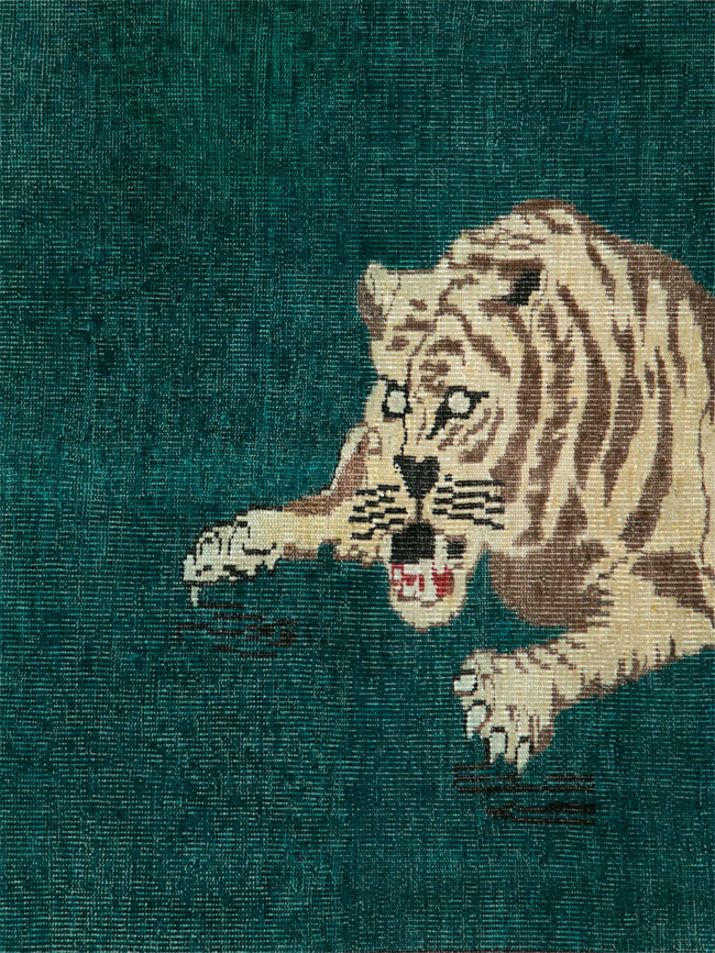 Vintage Pictorial Anatolian Rug, No.26669 - Gss