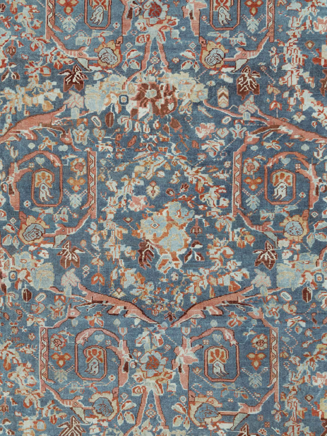 Vintage Persian Mahal Oversize Carpet, No.26673 - Gss