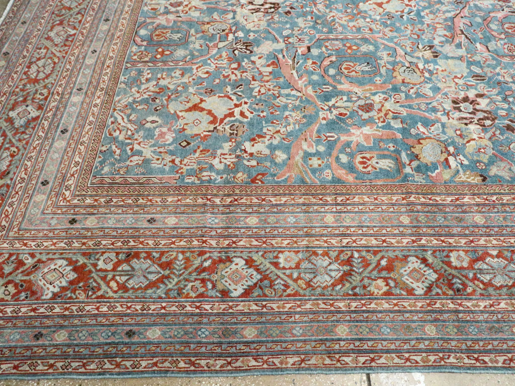 Vintage Persian Mahal Oversize Carpet, No.26673 - Gss