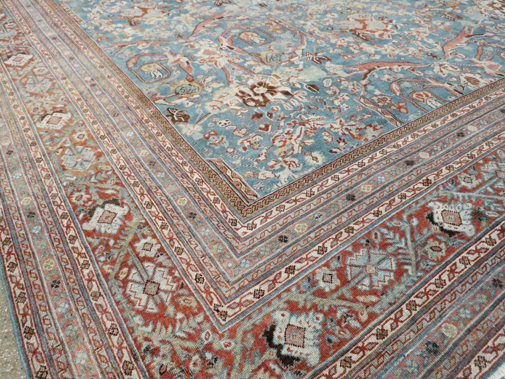 Vintage Persian Mahal Oversize Carpet, No.26673 - Gss
