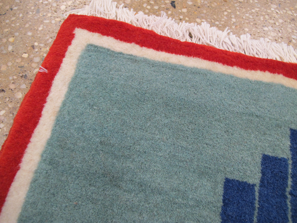 Vintage Persian Tabriz Pictorial Rug, No.26688 - Gss