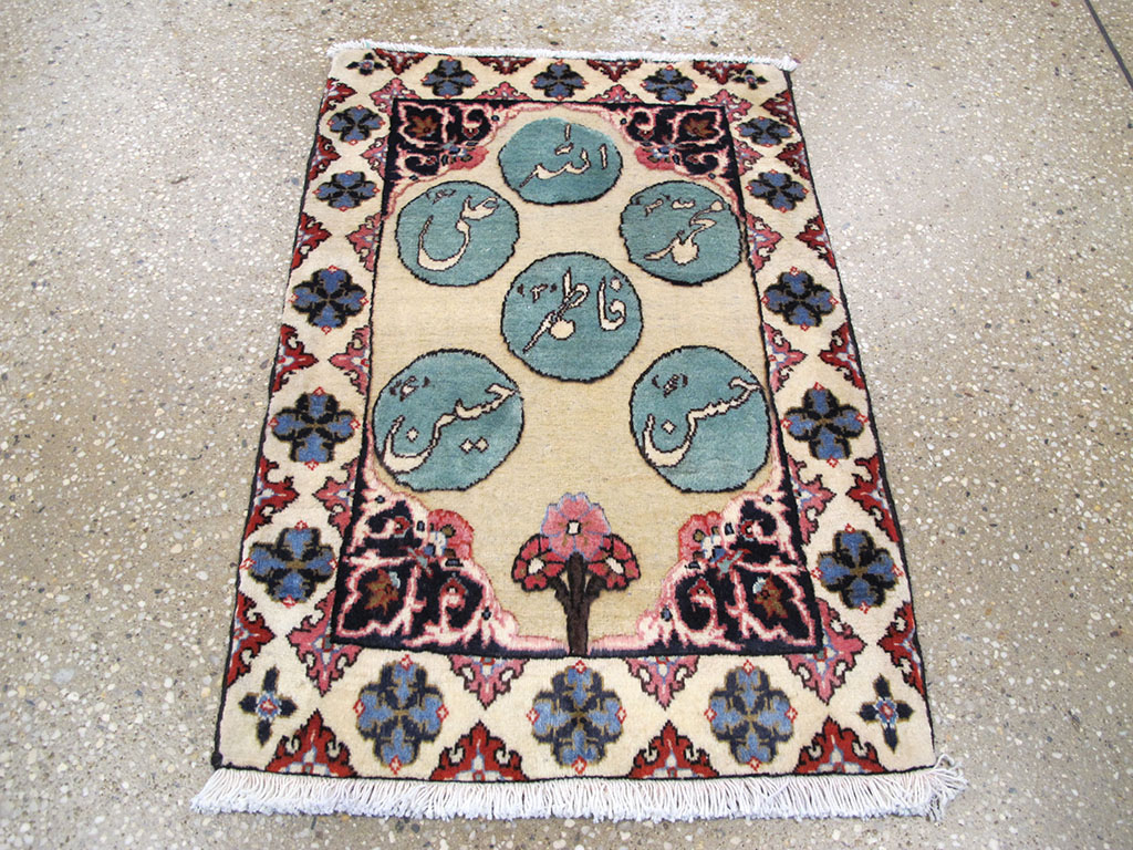 Vintage Persian Tabriz Pictorial Rug (Pair: 1 of 2), No.26689 - Gss