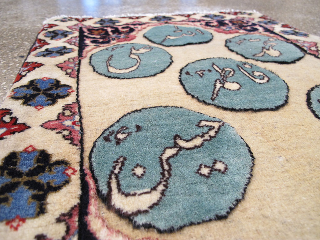 Vintage Persian Tabriz Pictorial Rug (Pair: 1 of 2), No.26689 - Gss