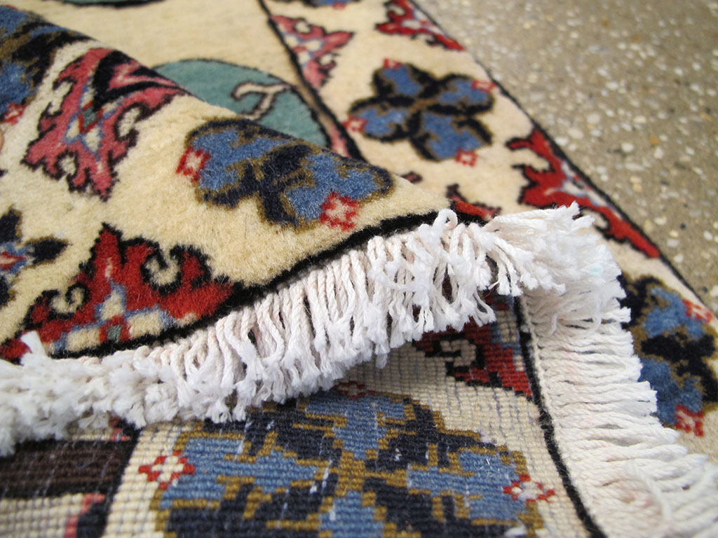 Vintage Persian Tabriz Pictorial Rug (Pair: 1 of 2), No.26689 - Gss