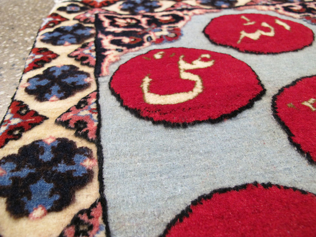 Vintage Persian Tabriz Pictorial Rug (Pair: 2 of 2), No.26690 - Gss