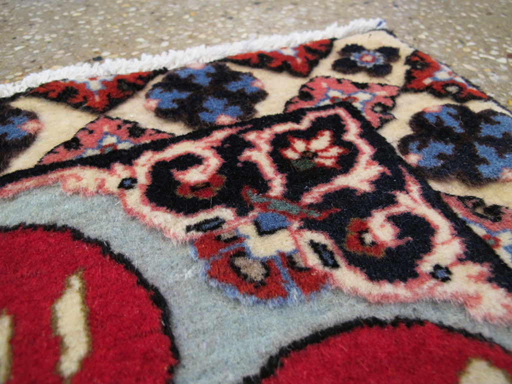 Vintage Persian Tabriz Pictorial Rug, No.26690 - Gss