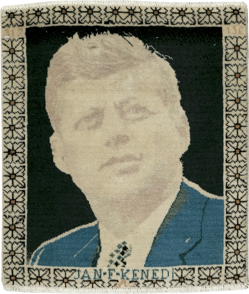 Vintage Persian Tabriz Pictorial Rug (Pair: 1 of 2), No.26709 - Gss