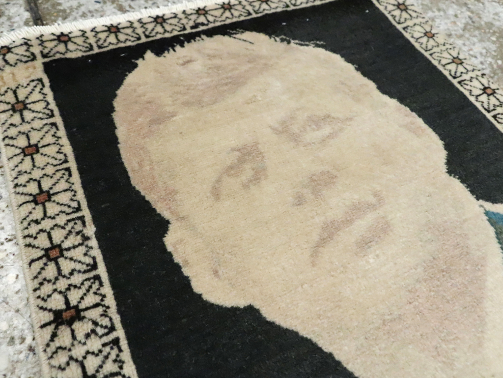 Vintage Persian Tabriz Pictorial Rug (Pair: 1 of 2), No.26709 - Gss