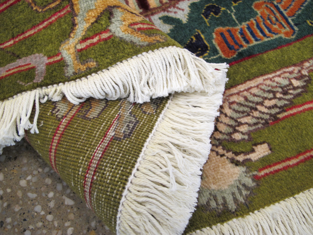 Vintage Persian Tabriz Pictorial Rug, No.26715 - Gss