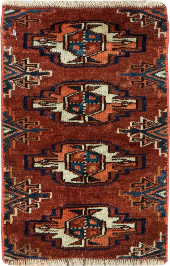 Vintage Persian Baluch Tribal Throw Rug (Pair: 2 of 2), No.26717 - Gss