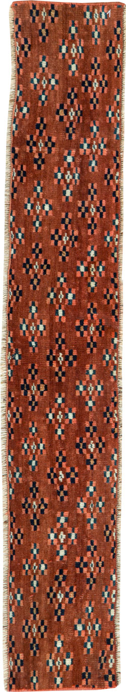Vintage Central Asian Turkoman Yamoud Tribal Rug, No.26718 - Gss
