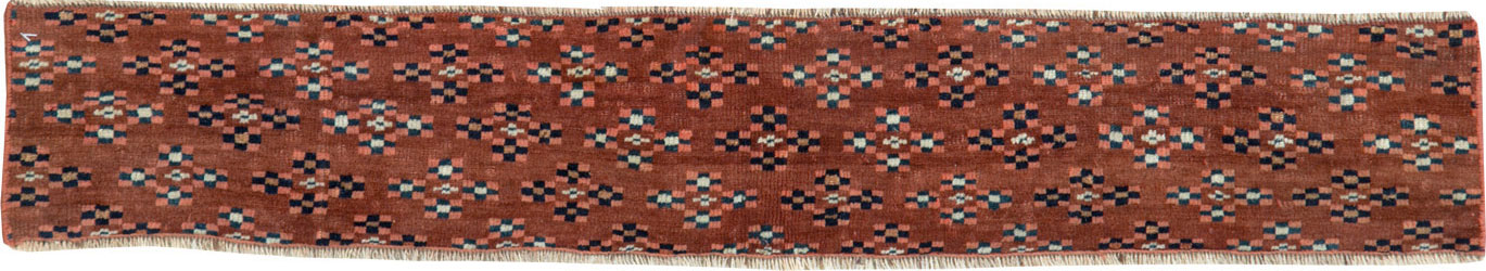 Vintage Turkestan Yamoud Tribal Rug, No.26718 - Gss