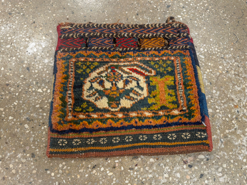 Vintage Persian Afshar Tribal Bag, No.26720 - Gss