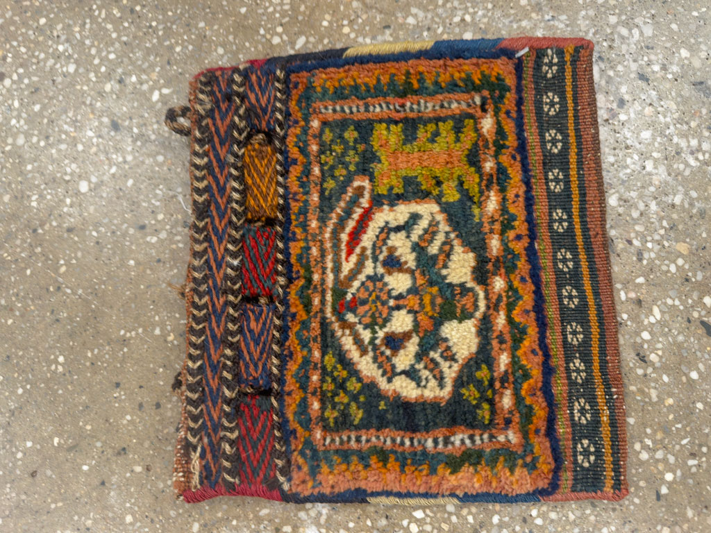 Vintage Persian Afshar Tribal Bag, No.26720 - Gss