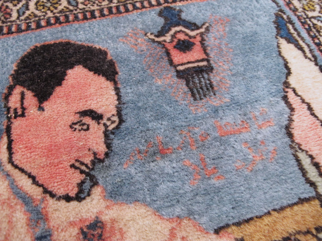 Antique Persian Tabriz Pictorial Rug (Pair: 2 of 2), No.26723 - Gss