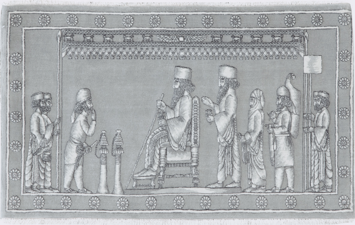 Persian Tabriz Pictorial Rug, No.26727 - Gss