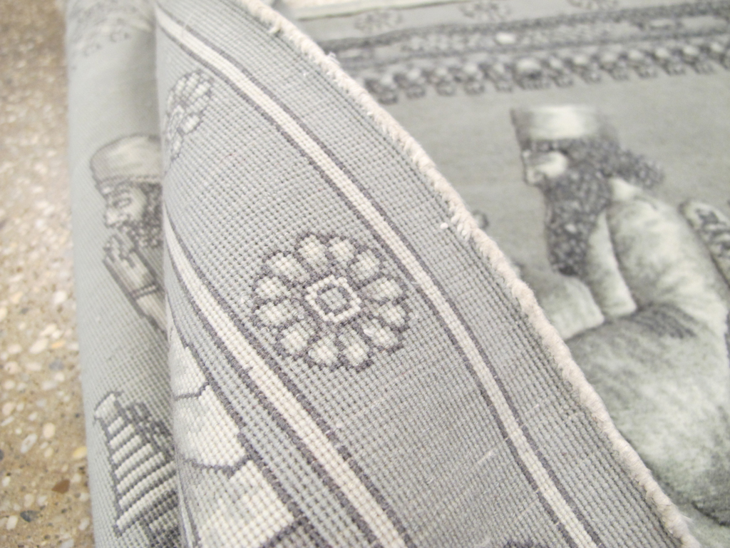 Persian Tabriz Pictorial Rug, No.26727 - Gss