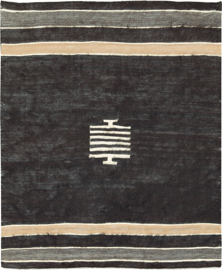 Vintage Turkish Mohair Accent Rug, No.26734 - Gss