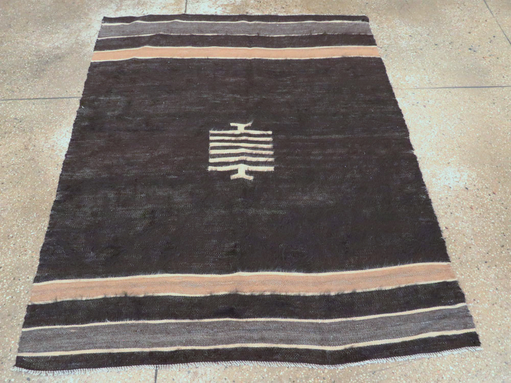 Vintage Turkish Mohair Accent Rug, No.26734 - Gss