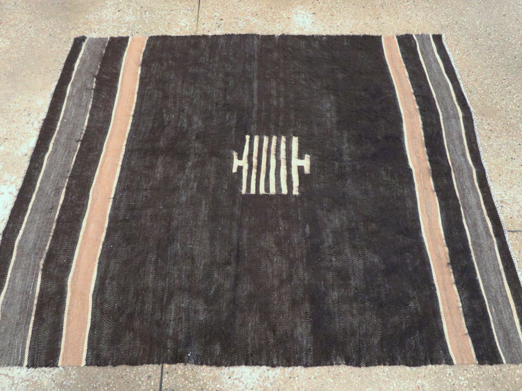 Vintage Turkish Mohair Accent Rug, No.26734 - Gss