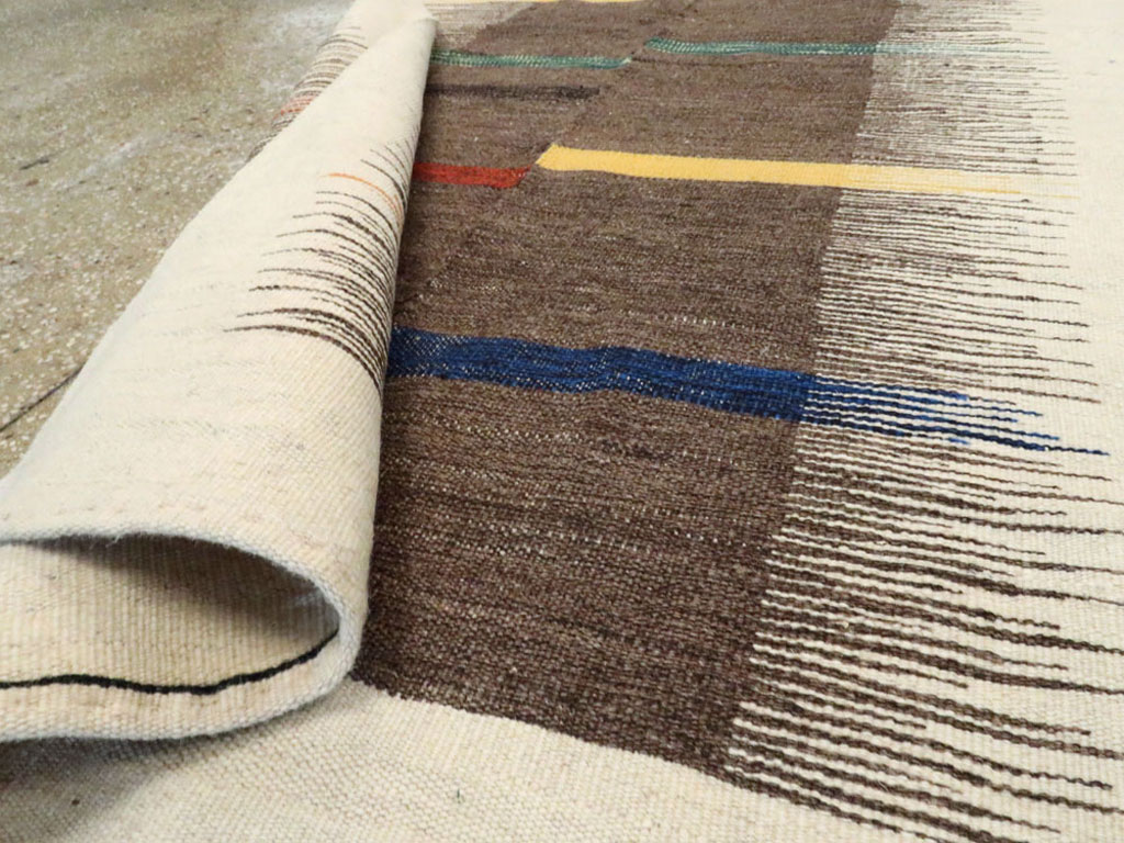 Modern Persian Flatweave, No.26753 - Gss