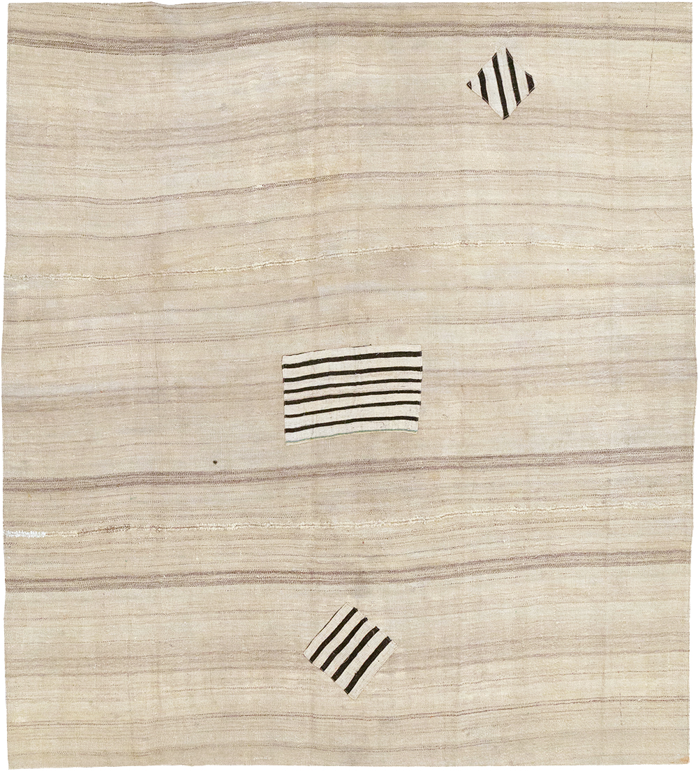 Vintage Persian Flatweave Kilim Accent Rug, No.26757 - Gss